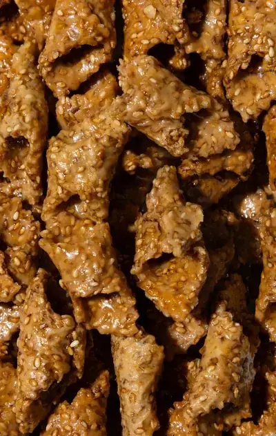 Chebakia et pâtisseries marocaines au miel du buffet Kui-Zin